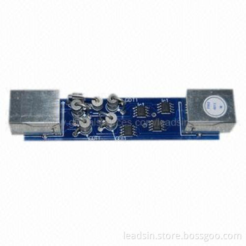 USB Circuit Board Connectors, Turnkey Services are Provided, with 1oz Cooper and 1 to 4 Layers